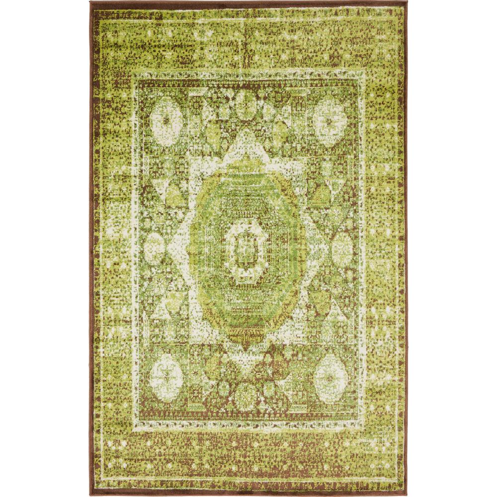 Imperial Lygos Rug, Green (5' 0 x 8' 0). Picture 5