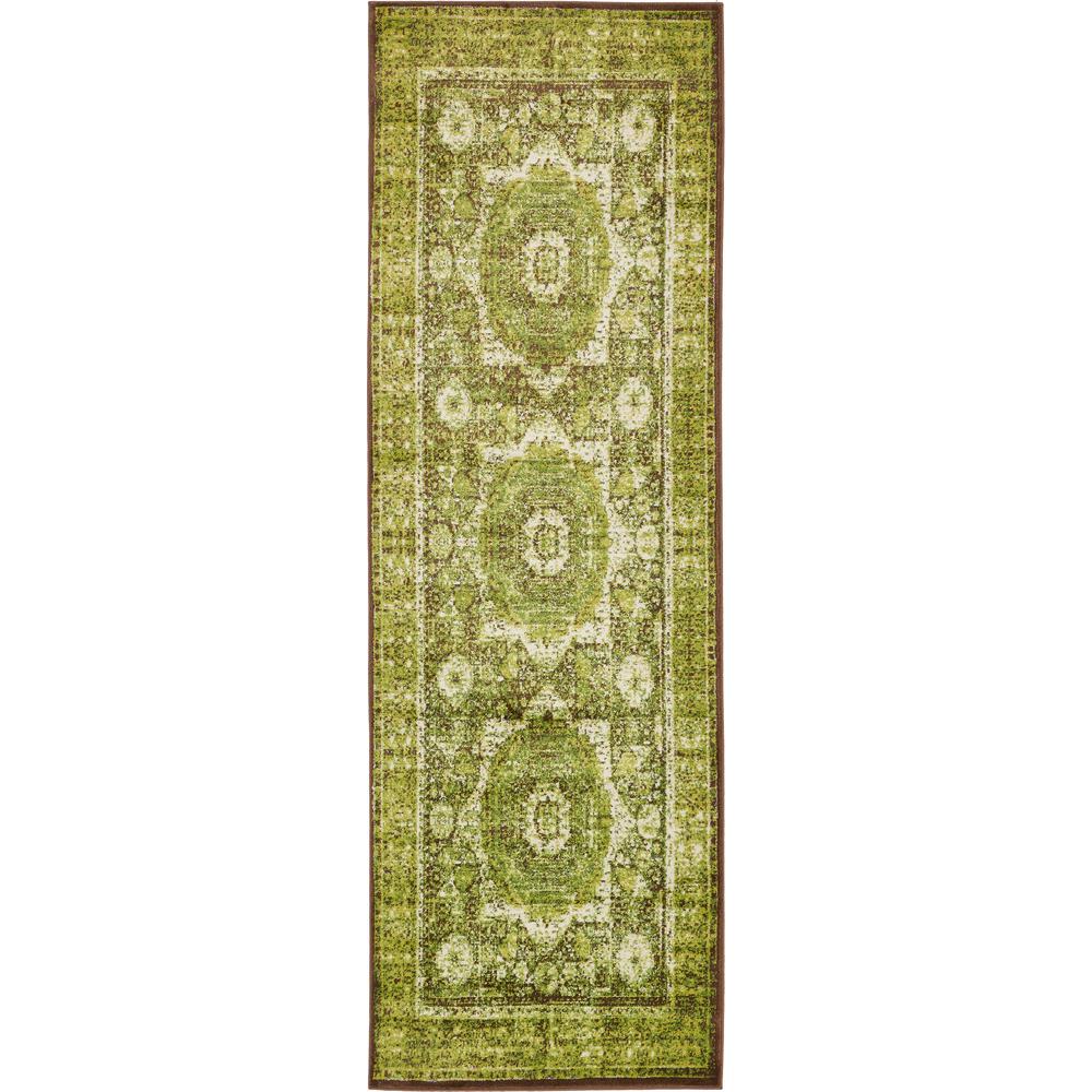 Imperial Lygos Rug, Green (3' 0 x 9' 10). Picture 5