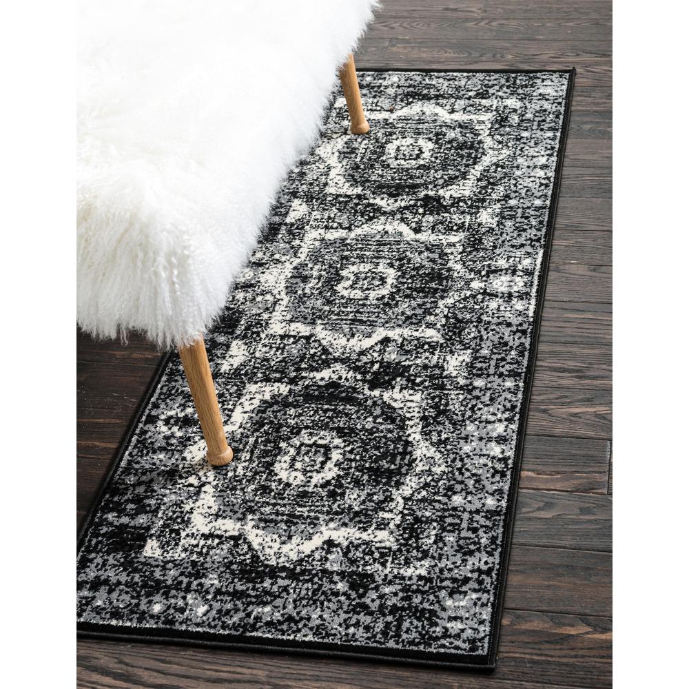 Imperial Lygos Rug, Black (2' 0 x 6' 0). Picture 2