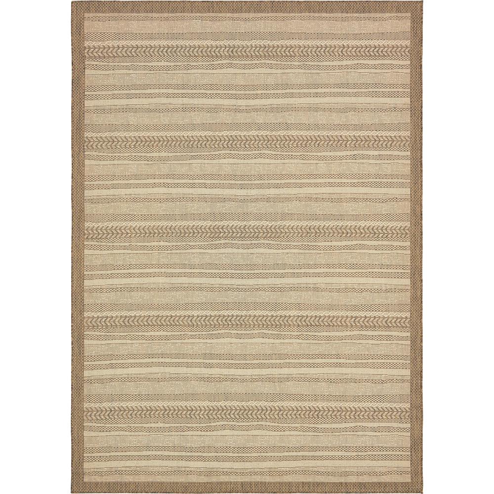 Outdoor Lines Rug, Brown (8' 0 x 11' 4). Picture 2