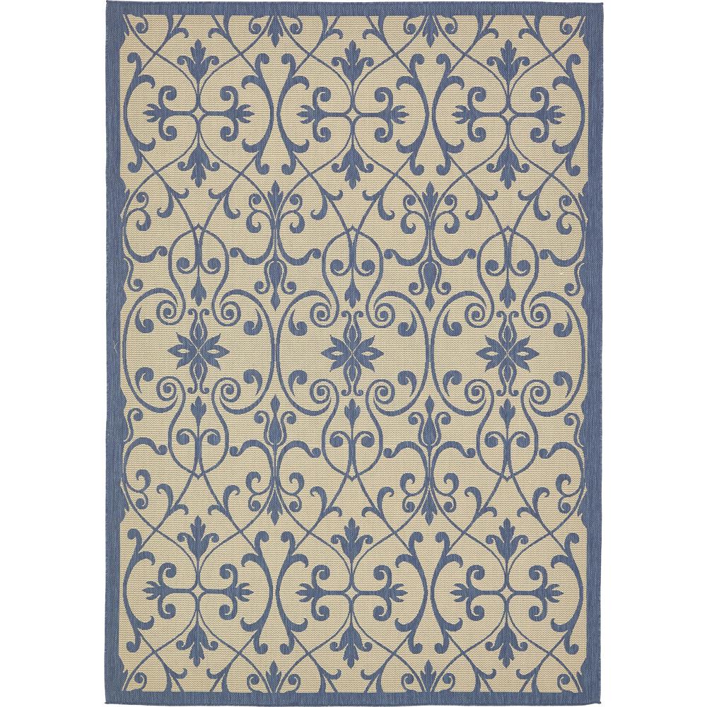 Outdoor Gate Rug, Blue (8' 0 x 11' 4). Picture 2
