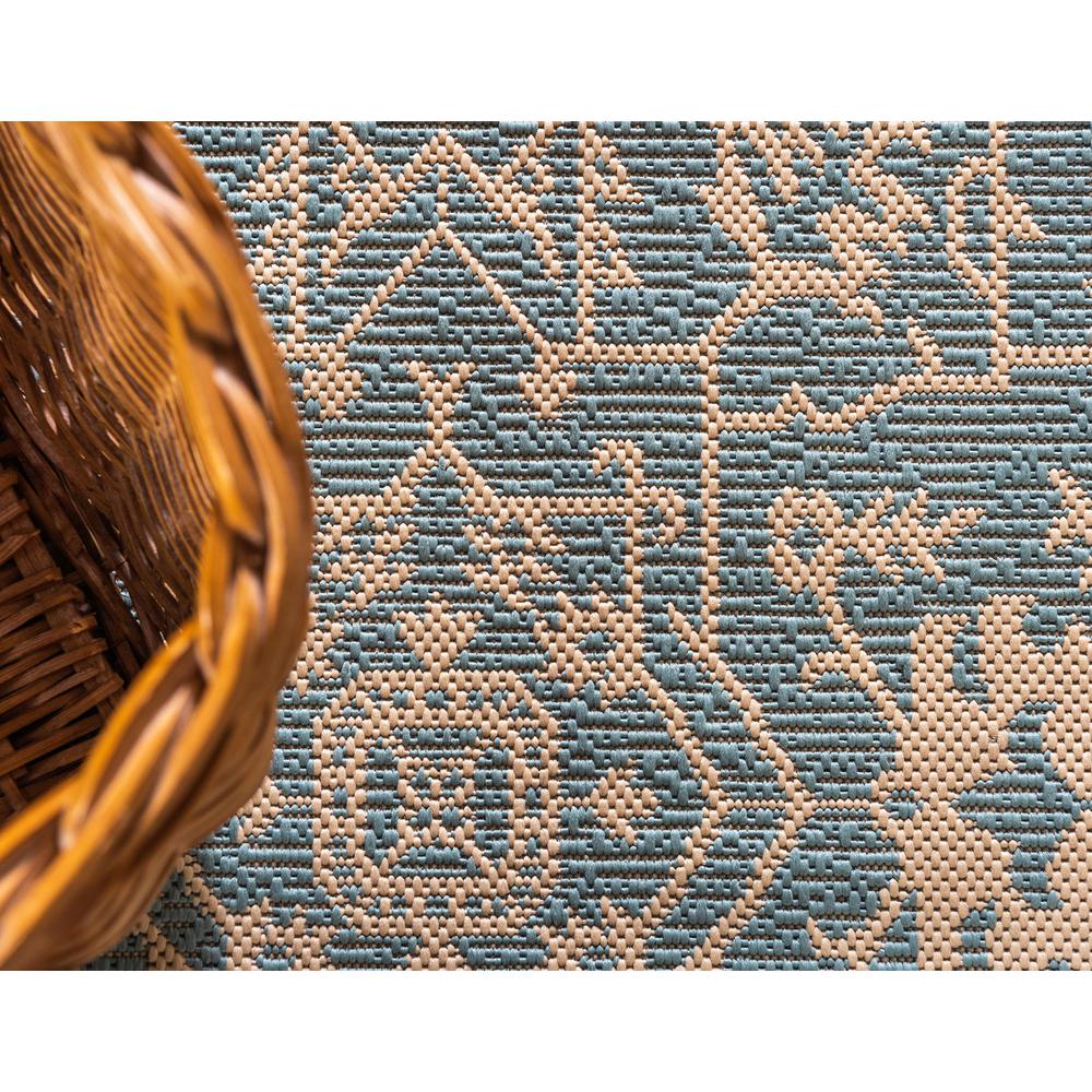 Outdoor Allover Rug, Light Blue (8' 0 x 11' 4). Picture 6
