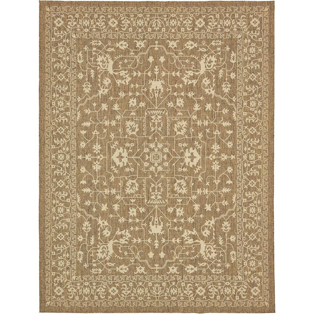 Outdoor Allover Rug, Brown (9' 0 x 12' 0). Picture 2