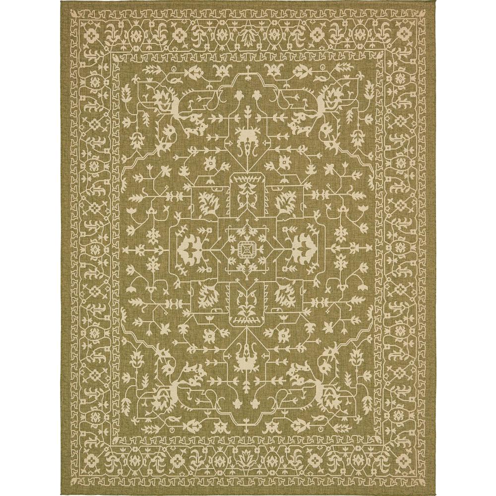 Outdoor Allover Rug, Light Green (9' 0 x 12' 0). Picture 2
