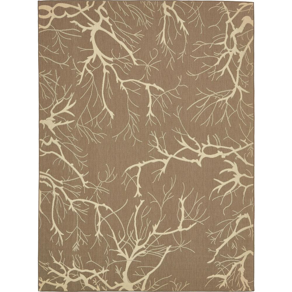 Outdoor Branch Rug, Brown (9' 0 x 12' 0). Picture 2