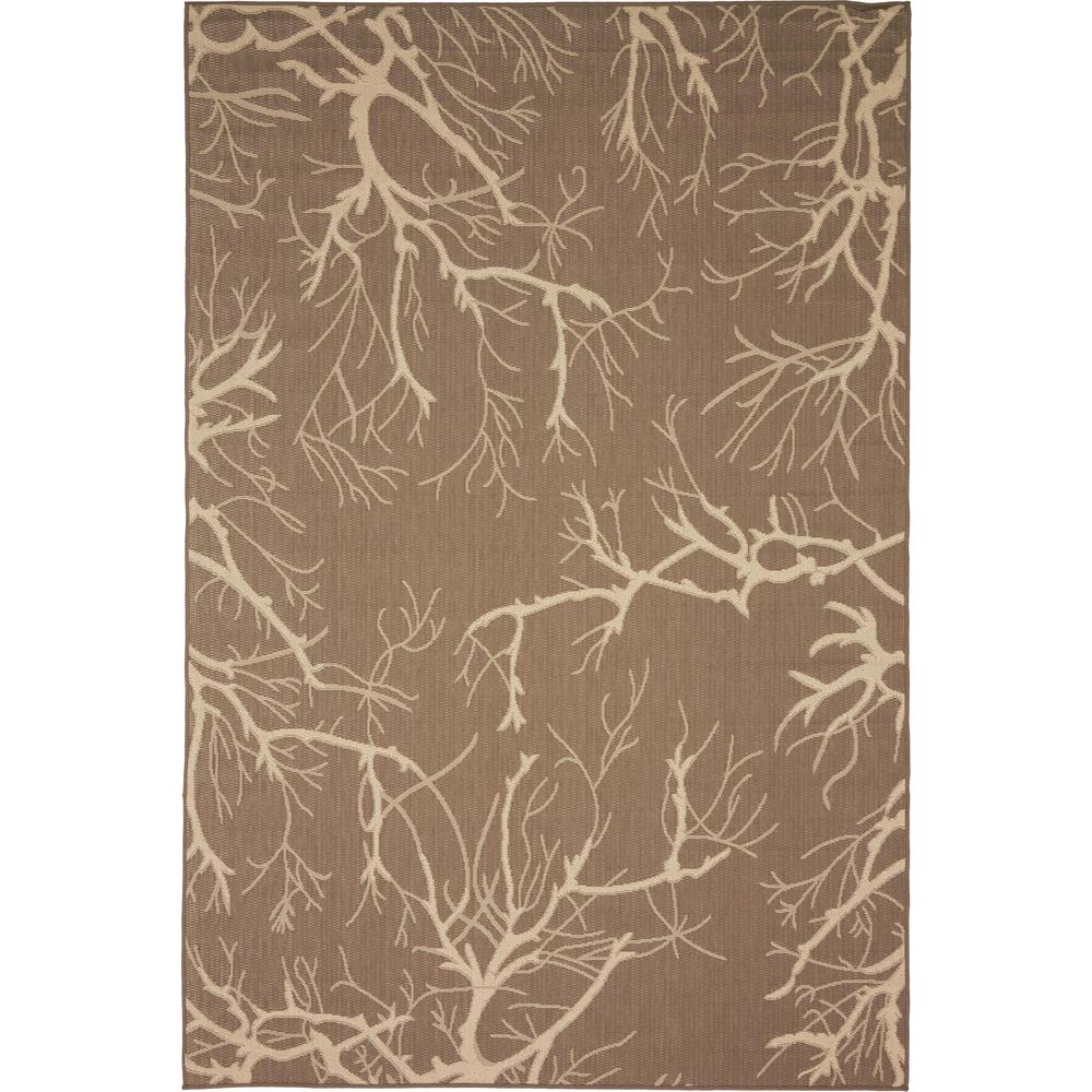 Outdoor Branch Rug, Brown (6' 0 x 9' 0). Picture 2