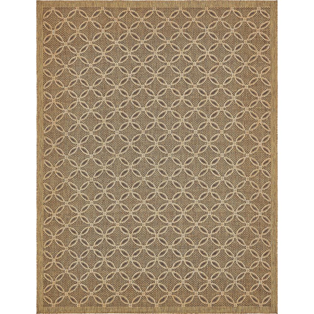 Outdoor Spiral Rug, Light Brown (9' 0 x 12' 0). Picture 6