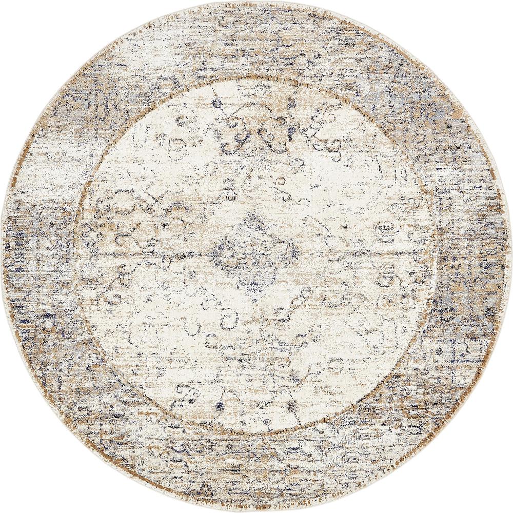 Naples Augustus Rug, Ivory (8' 0 x 8' 0). Picture 2