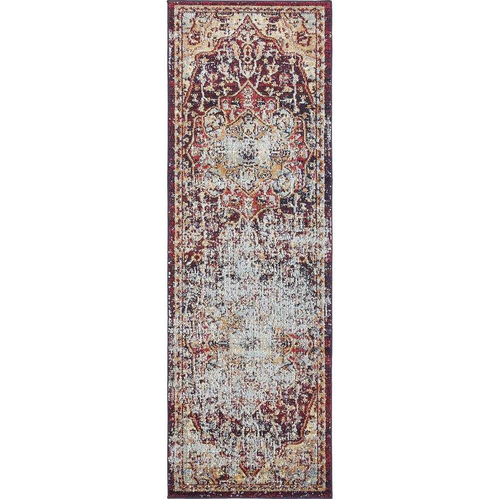 Turin Augustus Rug, Rust Red (2' 2 x 6' 7). Picture 2