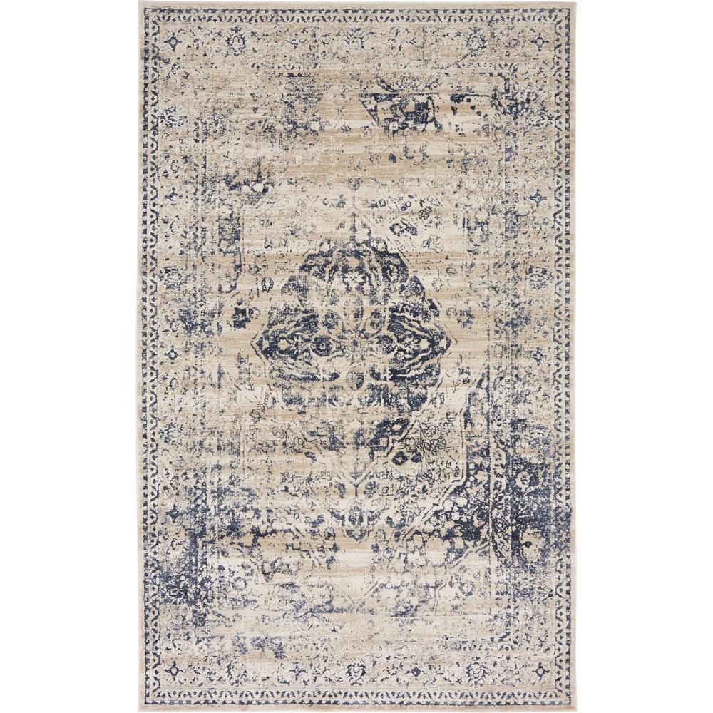Chateau Hoover Rug, Beige (5' 0 x 8' 0). Picture 5