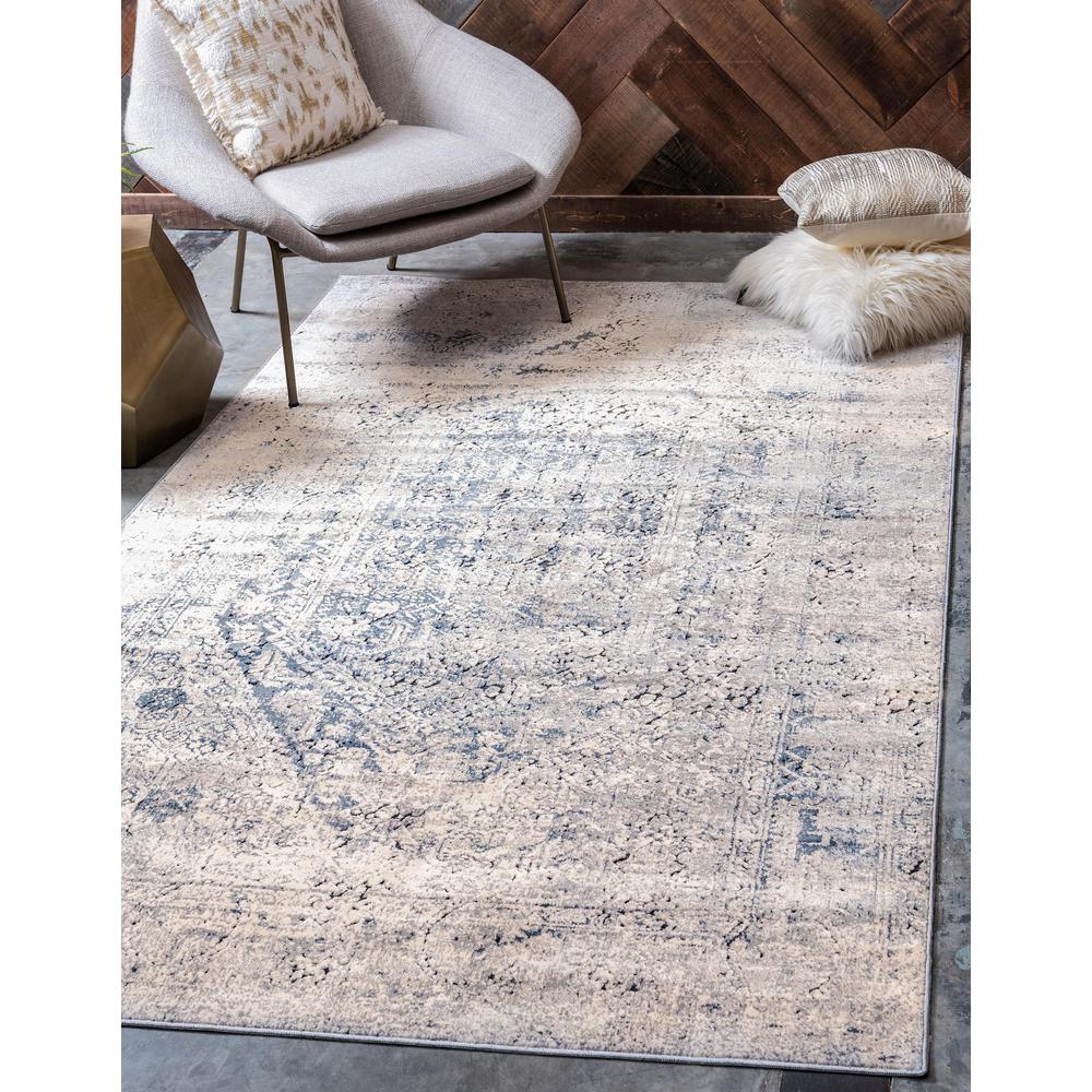 Chateau Quincy Rug, Navy Blue (8' 0 x 10' 0). Picture 2