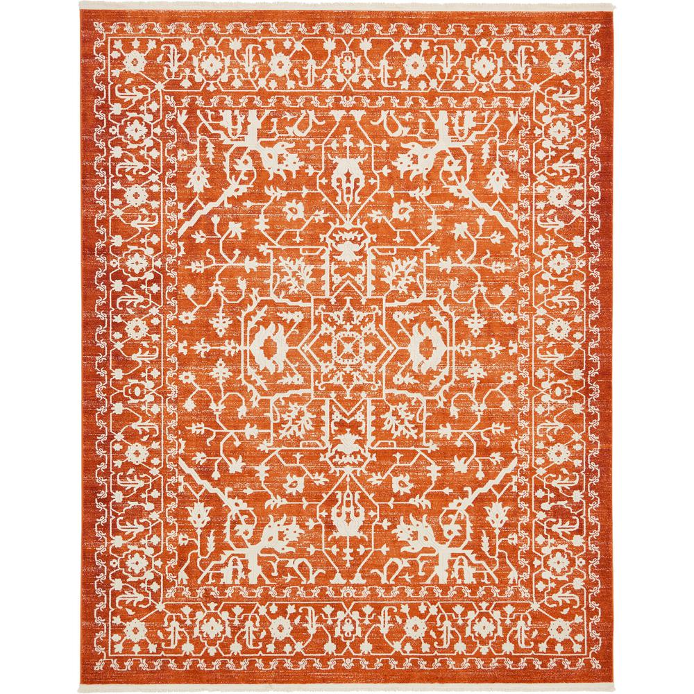 Olympia New Classical Rug, Terracotta (8' 0 x 10' 0). Picture 2