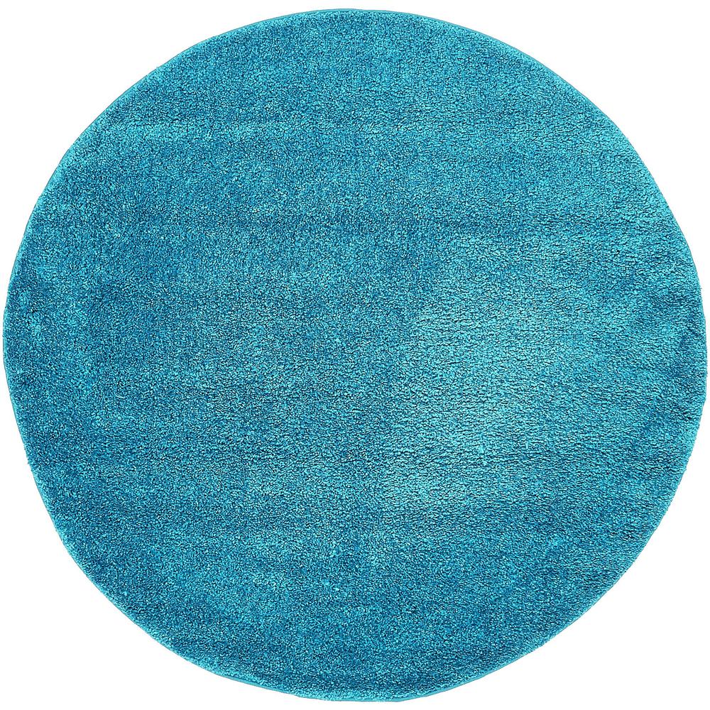 Calabasas Solo Rug, Turquoise (6' 0 x 6' 0). Picture 2