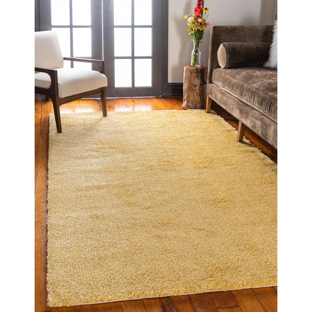 Calabasas Solo Rug, Yellow (3' 3 x 5' 3). Picture 2