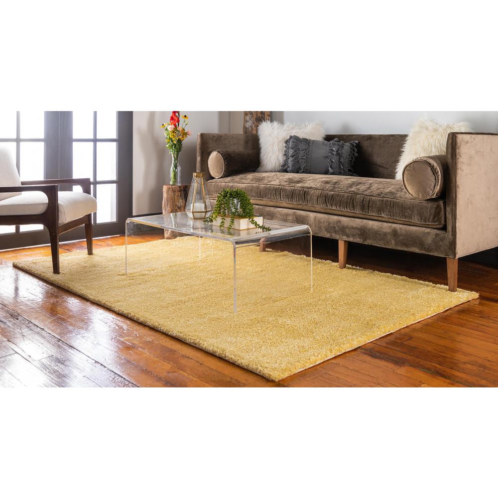 Calabasas Solo Rug, Yellow (3' 3 x 5' 3). Picture 4
