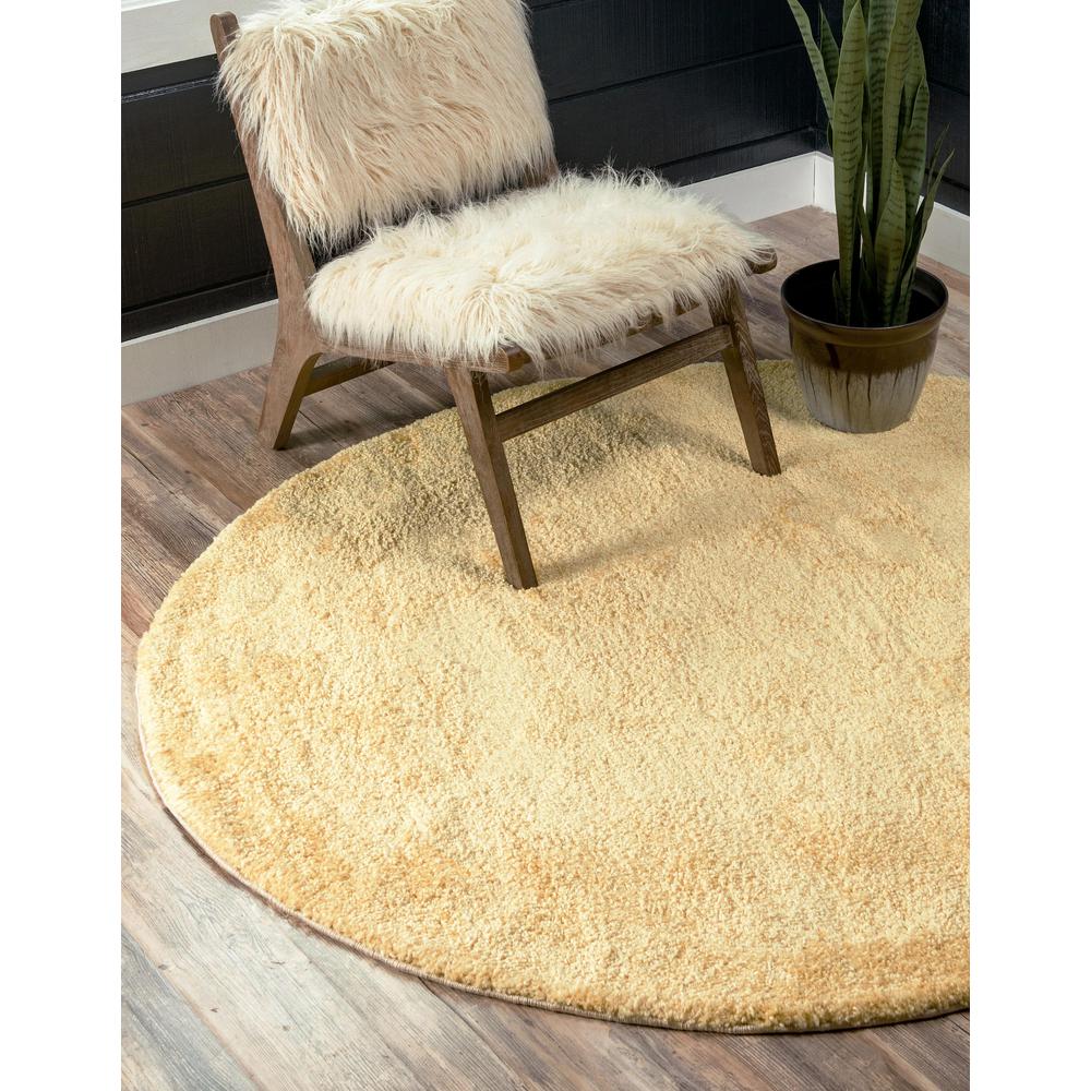 Calabasas Solo Rug, Yellow (8' 0 x 8' 0). Picture 2