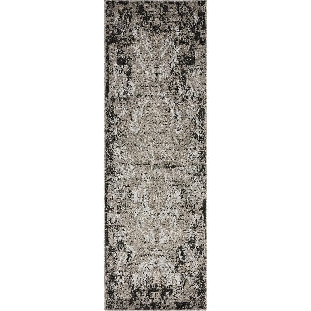 Manchester Indoor/Outdoor Rug, Light Gray (2' 0 x 6' 0). Picture 2