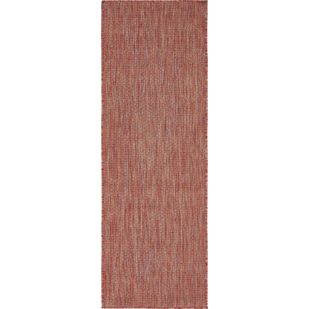 Outdoor Solid Rug, Rust Red (2' 0 x 6' 0). Picture 2