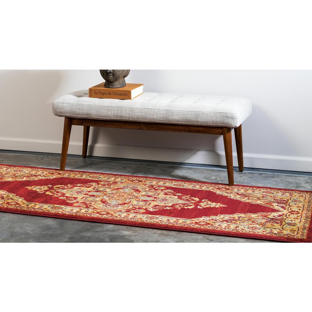 Arsaces Sahand Rug, Red (2' 7 x 6' 7). Picture 3