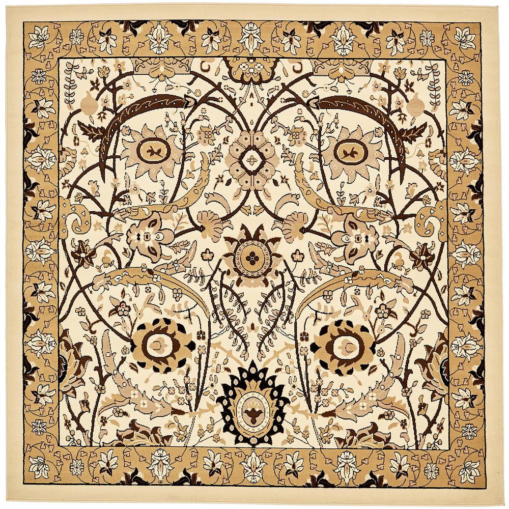 Cape Cod Espahan Rug, Ivory (8' 0 x 8' 0). Picture 2