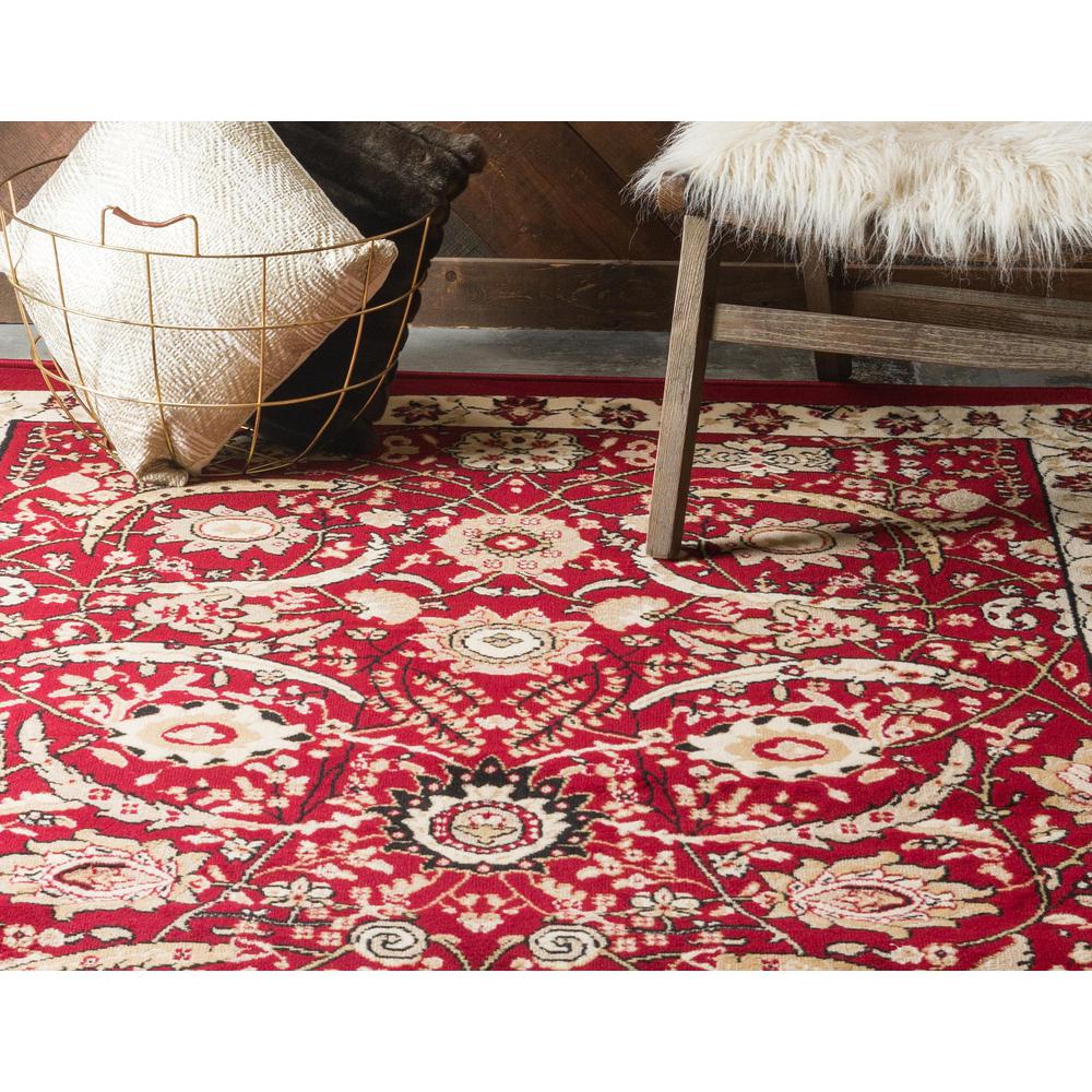Cape Cod Espahan Rug, Red (8' 0 x 10' 0). Picture 4