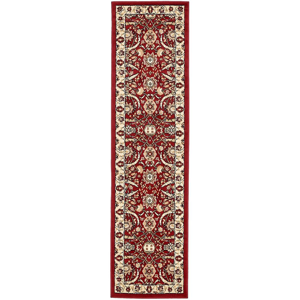 Cape Cod Espahan Rug, Red (2' 2 x 8' 2). Picture 2