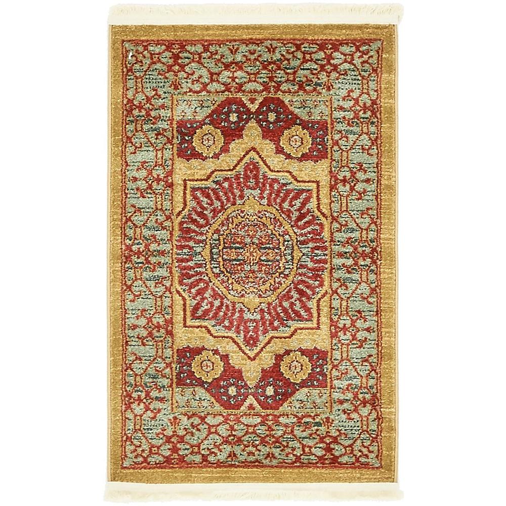 Quincy Palace Rug, Red (2' 0 x 3' 0). Picture 2