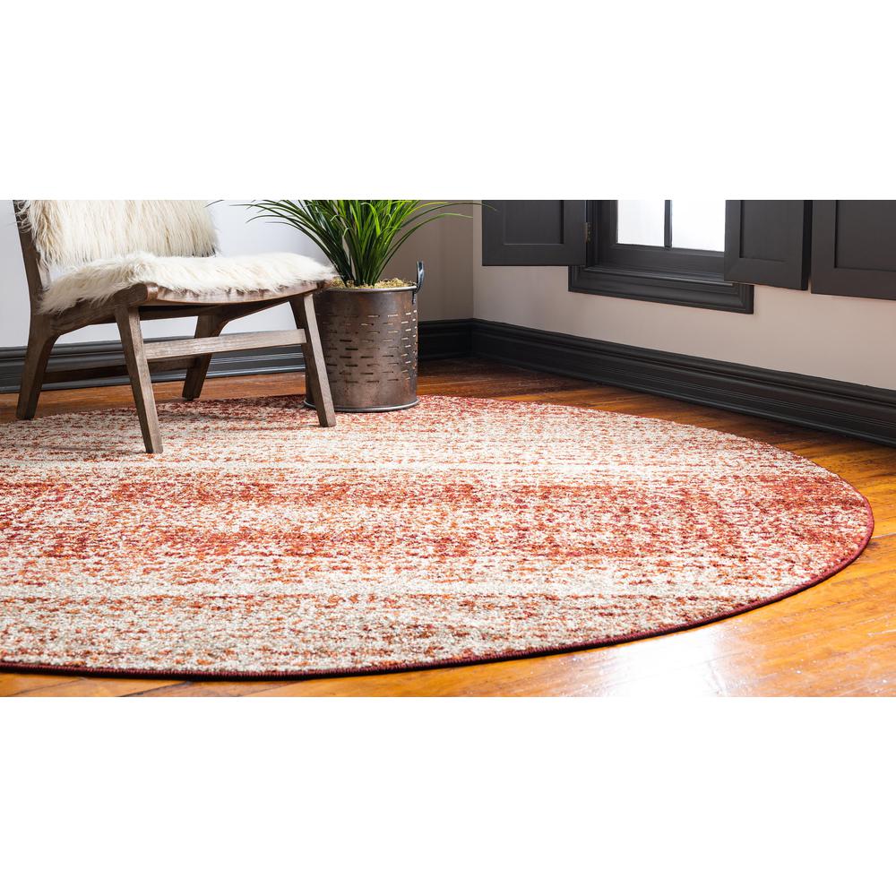 Autumn Traditions Rug, Terracotta (3' 3 x 3' 3). Picture 4