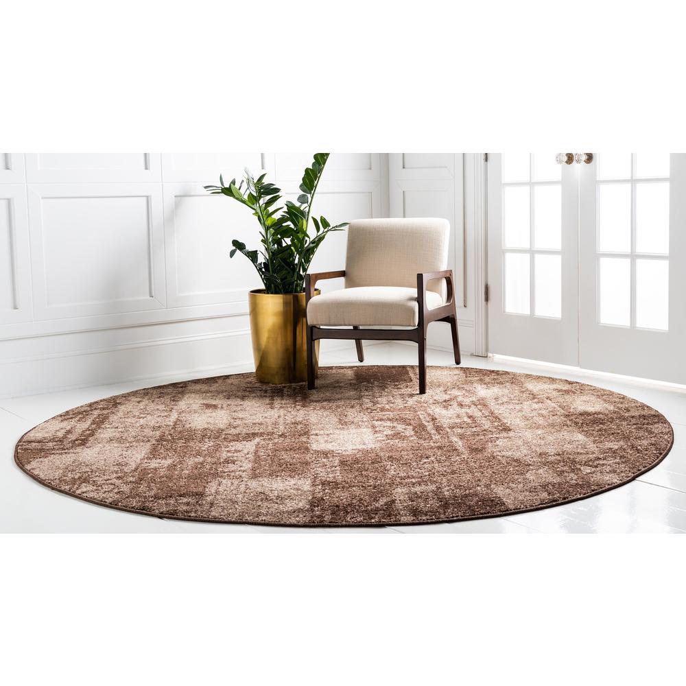 Autumn Plymouth Rug, Brown (8' 0 x 8' 0). Picture 3