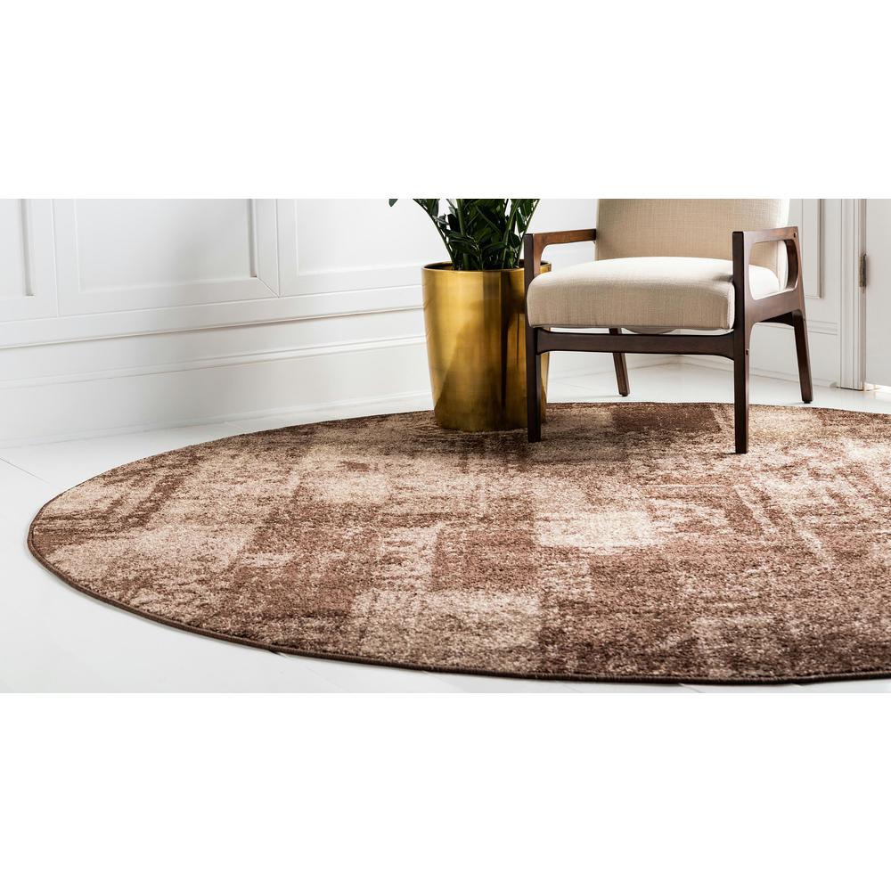 Autumn Plymouth Rug, Brown (8' 0 x 8' 0). Picture 4