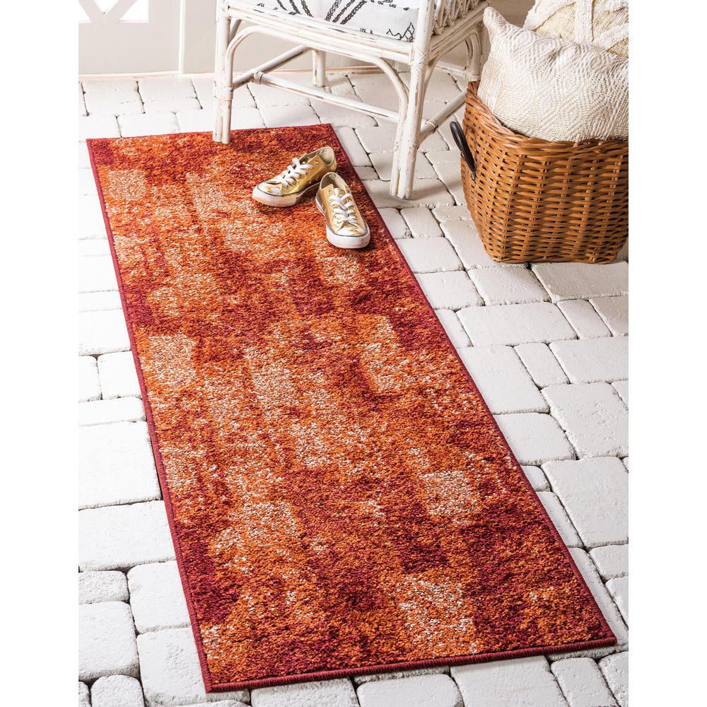 Autumn Plymouth Rug, Terracotta (2' 6 x 10' 0). Picture 2