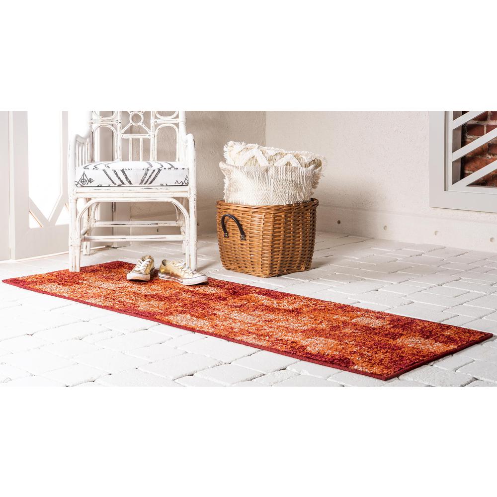 Autumn Plymouth Rug, Terracotta (2' 6 x 10' 0). Picture 3