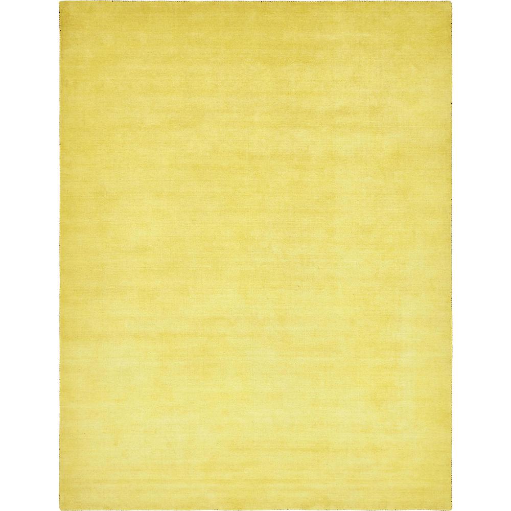 Solid Gava Rug, Yellow (9' 10 x 13' 1). Picture 2