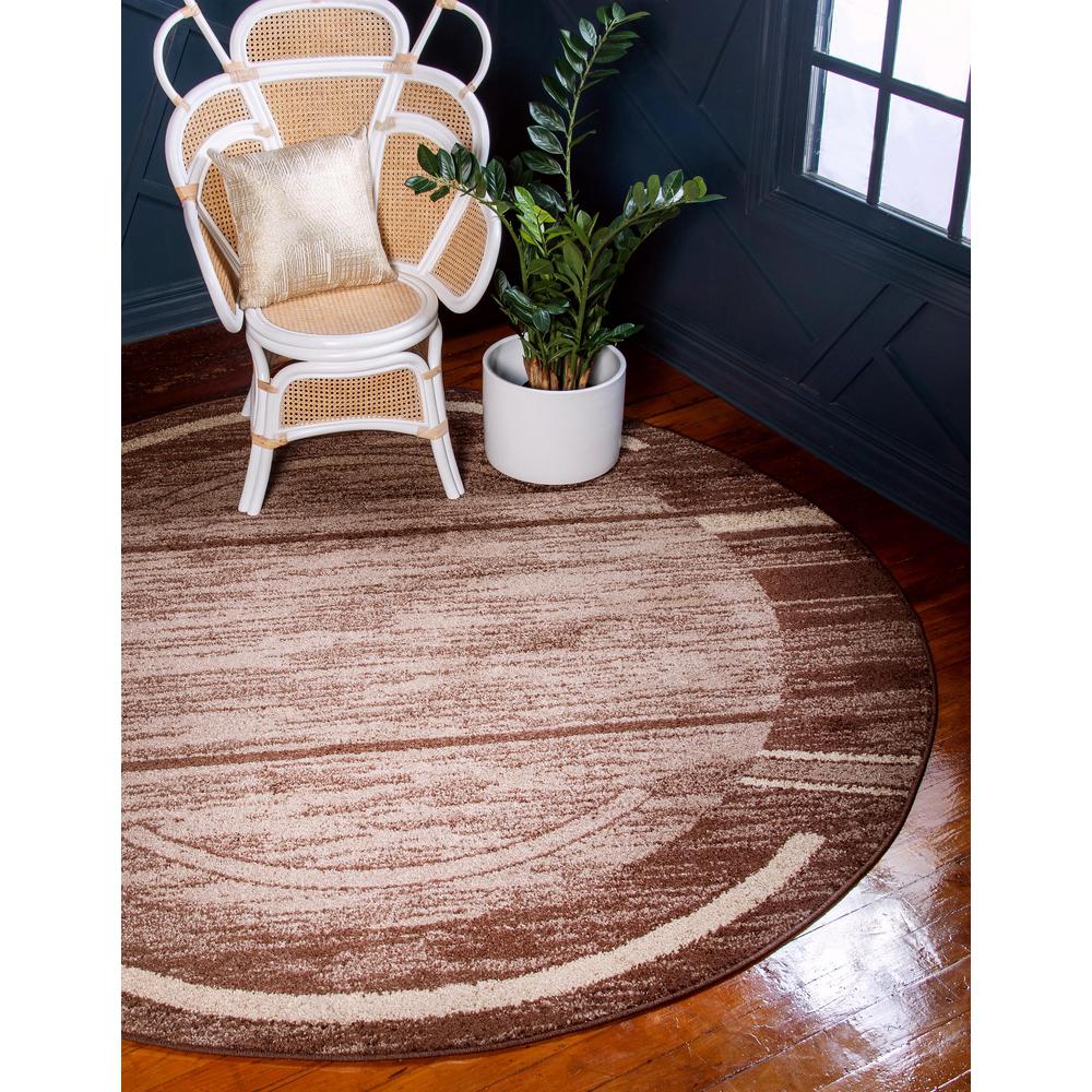 Autumn Foilage Rug, Brown (8' 0 x 8' 0). Picture 2