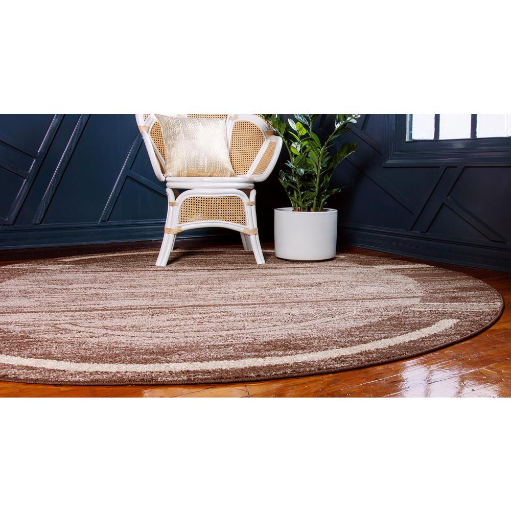 Autumn Foilage Rug, Brown (8' 0 x 8' 0). Picture 4