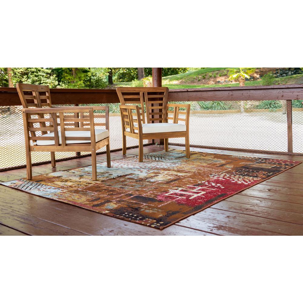 Outdoor Pine Rug, Multi (5' 3 x 8' 0). Picture 3