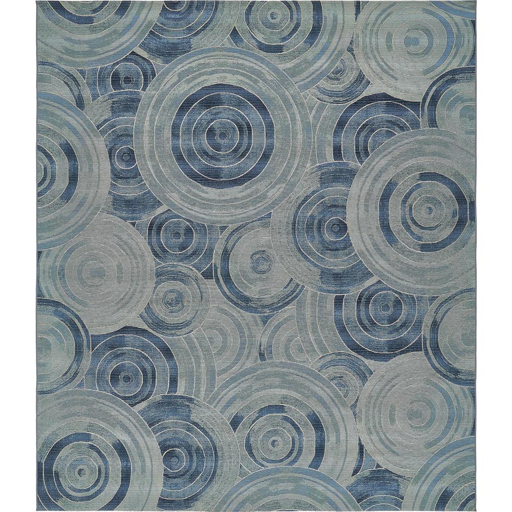 Outdoor Rippling Rug, Light Blue (10' 0 x 12' 0). Picture 2