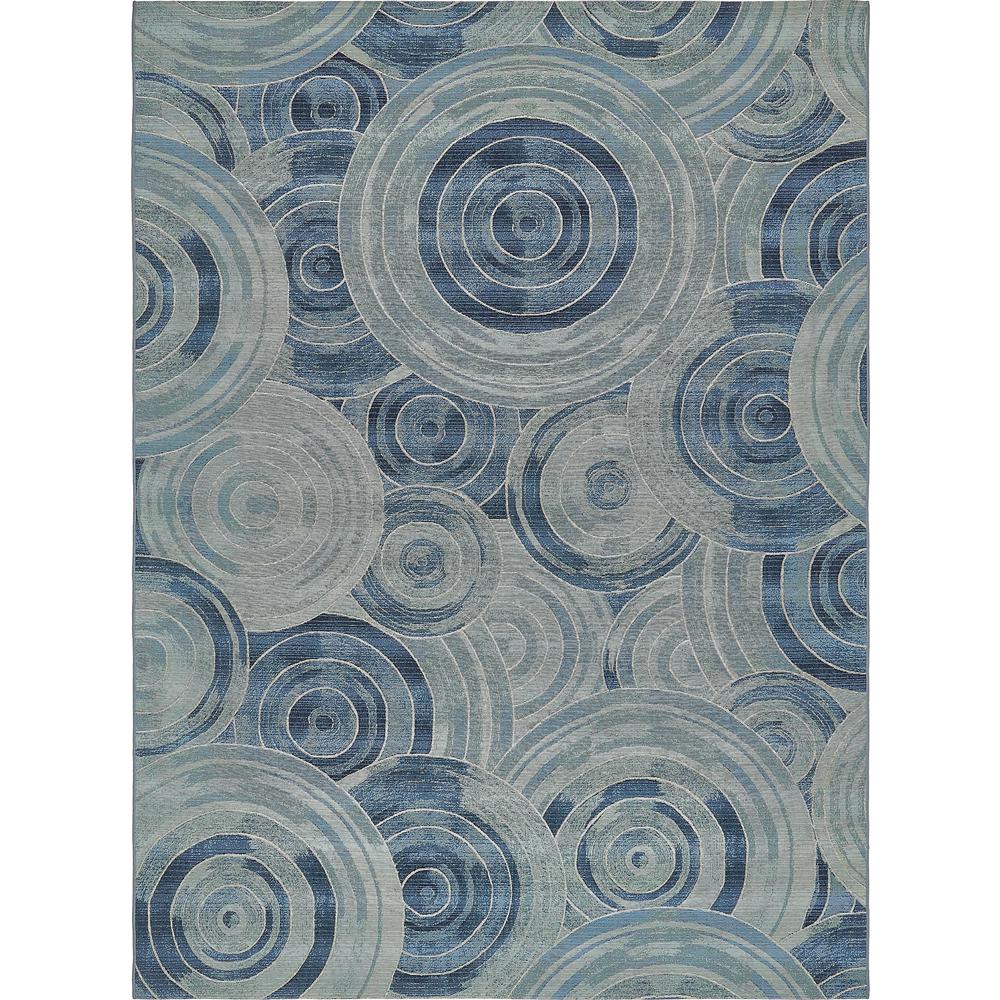 Outdoor Rippling Rug, Light Blue (8' 0 x 11' 4). Picture 2