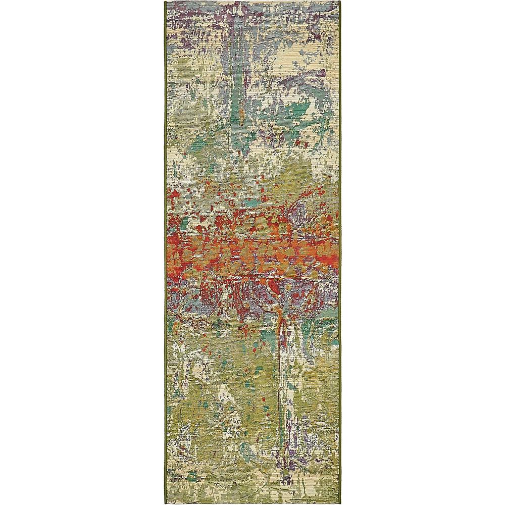 Outdoor Crumpled Rug, Multi (2' 0 x 6' 0). Picture 2