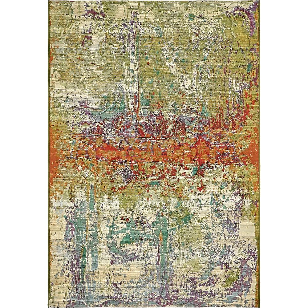 Outdoor Crumpled Rug, Multi (4' 0 x 6' 0). Picture 2