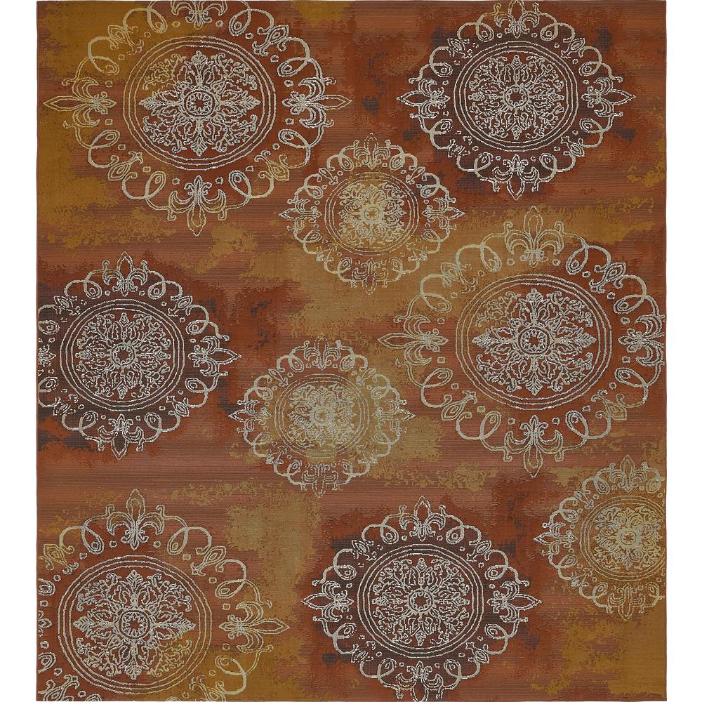 Outdoor Trio Rug, Rust Red (10' 0 x 12' 0). Picture 3