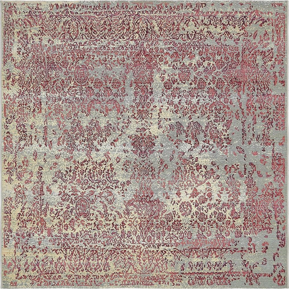 Outdoor Vintage Rug, Red (6' 0 x 6' 0). Picture 2