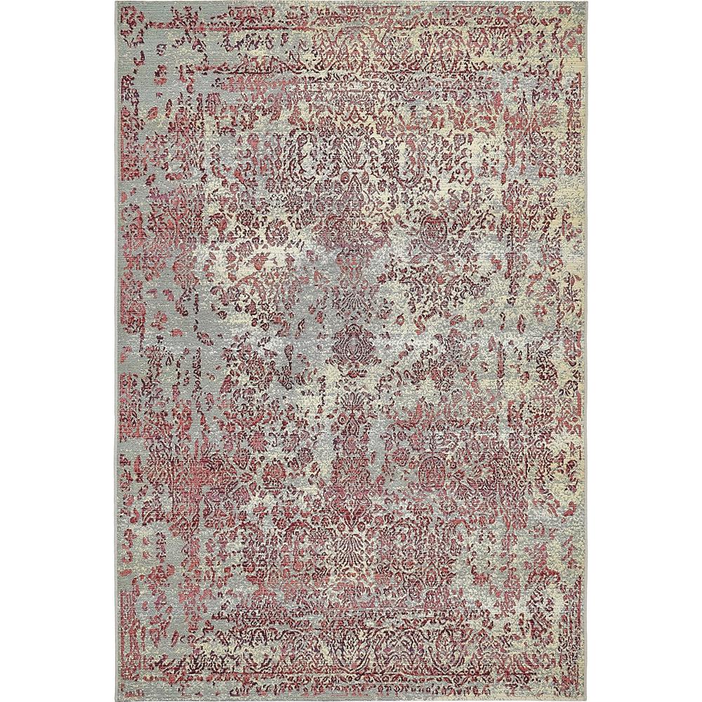 Outdoor Vintage Rug, Red (5' 3 x 8' 0). Picture 3