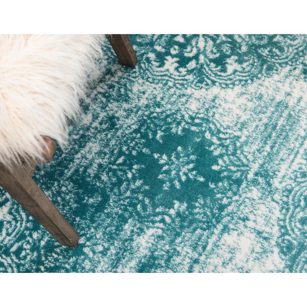 Grand Sofia Rug, Turquoise (8' 0 x 10' 0). Picture 6