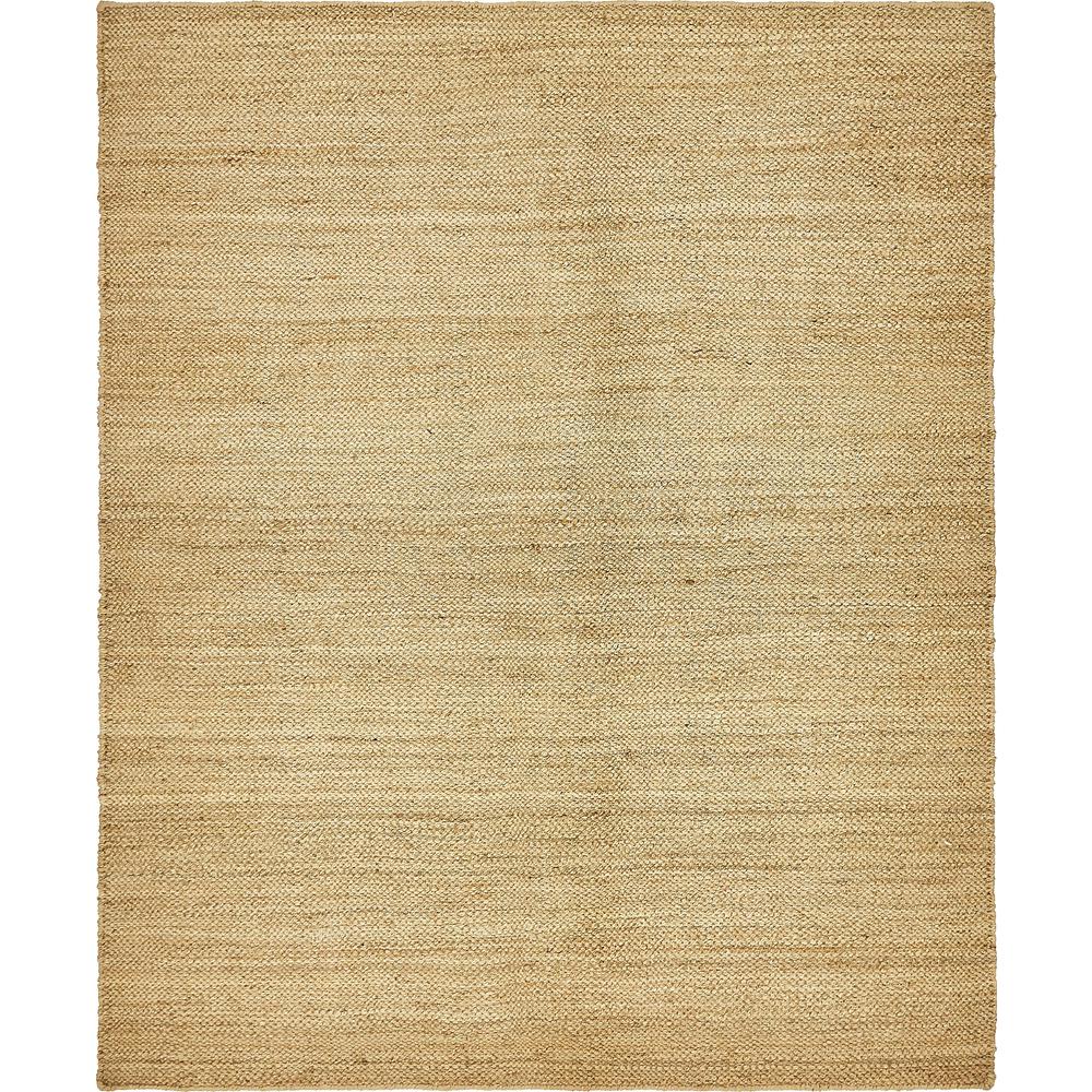 Chunky Jute Rug, Natural (8' 0 x 10' 0). Picture 6