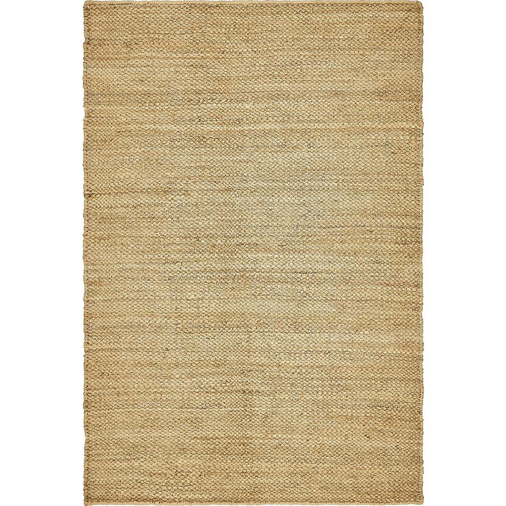 Chunky Jute Rug, Natural (5' 0 x 8' 0). Picture 6