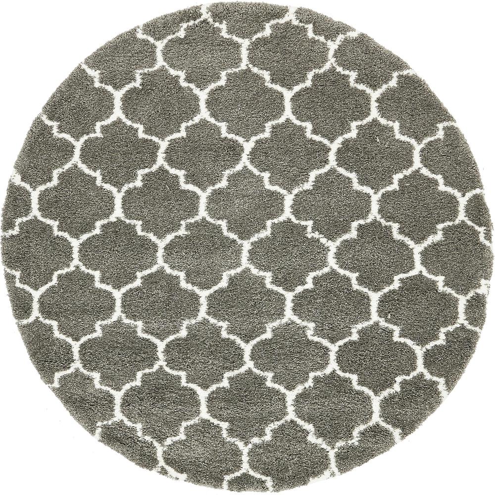 Marble Rabat Shag Rug, Gray (8' 0 x 8' 0). Picture 2
