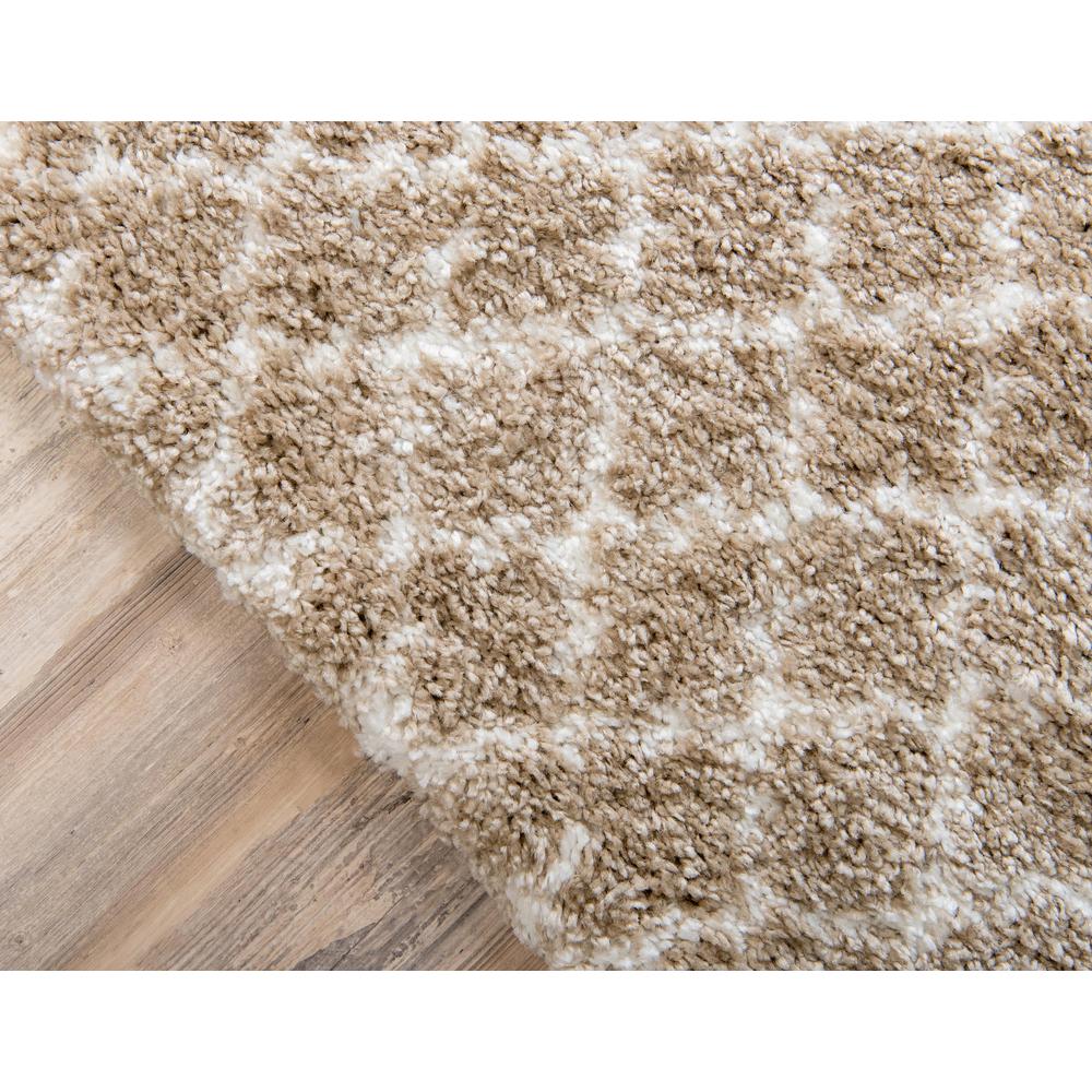 Marble Rabat Shag Rug, Taupe (2' 7 x 10' 0). Picture 4