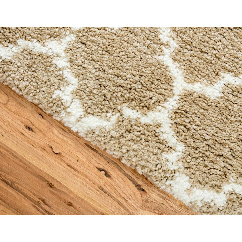 Marble Rabat Shag Rug, Taupe (5' 0 x 8' 0). Picture 6