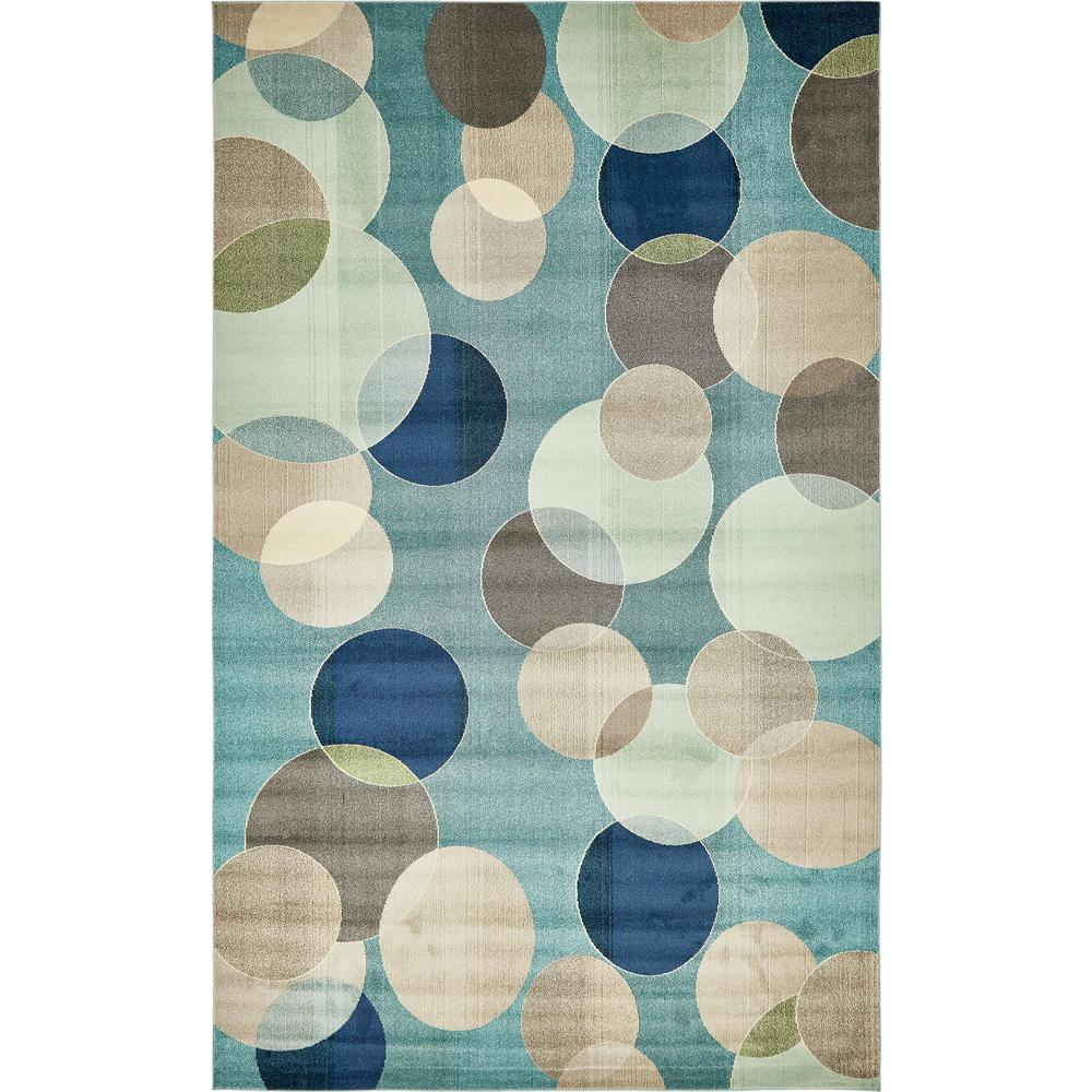 Seaside Chromatic Rug, Blue (10' 6 x 16' 5). Picture 2